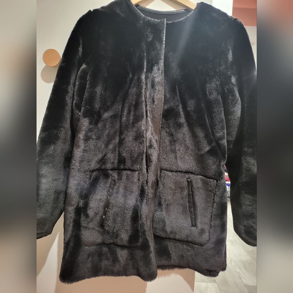 Michael Kors Reversible Faux Suede/ Fur coat